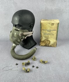 WW2 USAAF Type A-10 Pilot Oxygen Mask