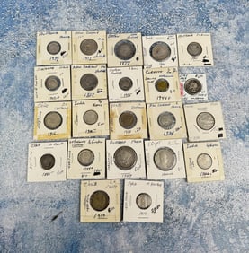 Collection Of Foreign Silver Coins