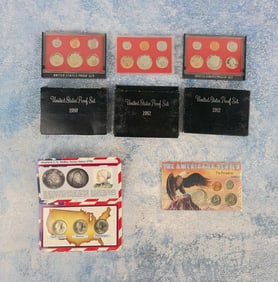 Collection Of US Mint Coin Sets