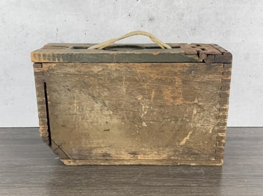 WW1 WWI Browning M1917 Wood Ammo Box