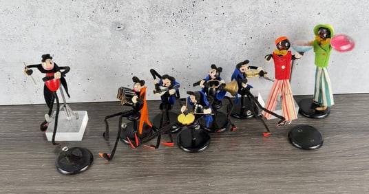 Black Americana Pipe Cleaner Bug Minstrel Band