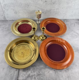 Catholic Church Communion Plate Set
