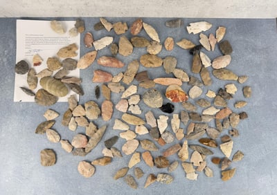 Ancient Native American Indian Arrowheads