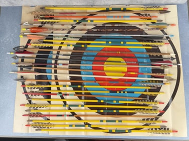 Collection of Wood Shafted Archery Arrows