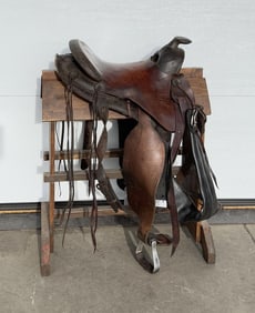 M. Fallis Granby Colorado Cowboy Saddle