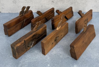 Collection of Wood Rabbet Planes