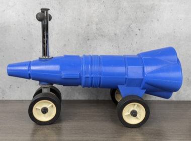 1960s Rocket Missile Ride On Toy