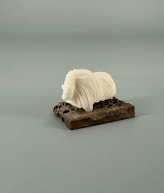 Leonard Savage Alaskan Inuit Eskimo Carved Musk Ox