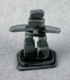 Inukshuk Alaskan Inuit Eskimo Carving