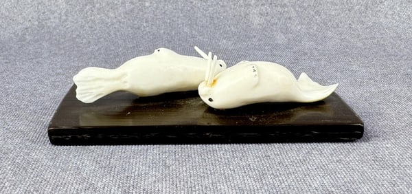 Lane A. Iyakitan Alaskan Inuit Eskimo Carving
