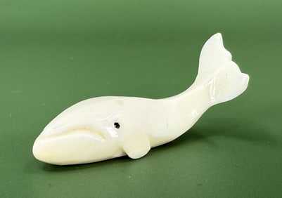 Bekoa Look Alaskan Inuit Eskimo Carved Whale