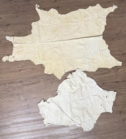 Brain Tanned Leather Deer Elk Hides
