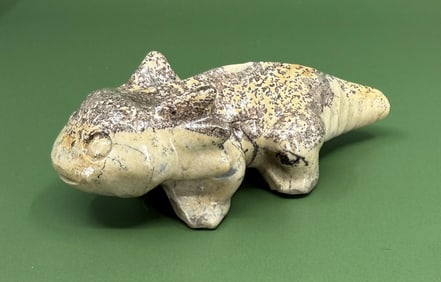 Carved Stone Axolotl