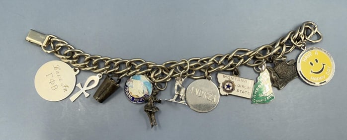 Sterling Sliver Charm Bracelet