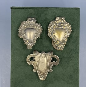 Victorian German Silver Napkin Holders