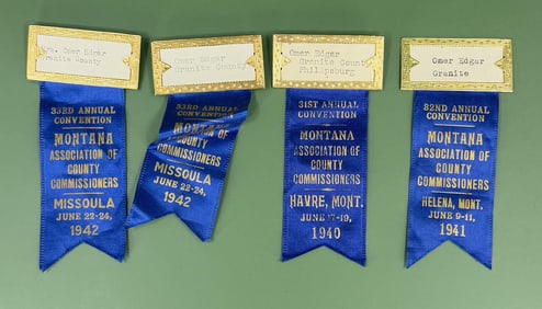 Montana Association County Commissioners Ribbons
