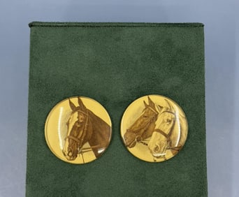 Glass Cowboy Rosette Concho Inserts