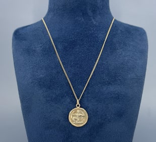 Sterling Silver Sagittarius Zodiac Necklace