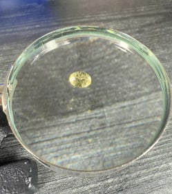 1.5ct Faceted Oval Yellow Tourmaline