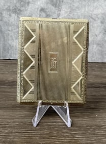 Art Deco Nickel Silver Cigarette Case