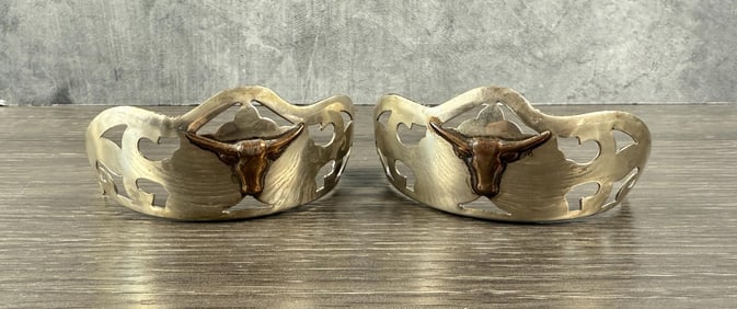 Alpaca Silver Cowboy Boot Decorations
