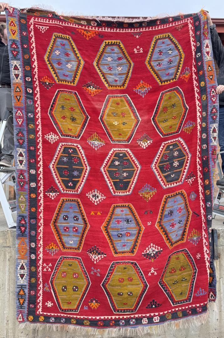 Turkish Sarkisla Kilim Persian Oriental Rug (1 of 3)