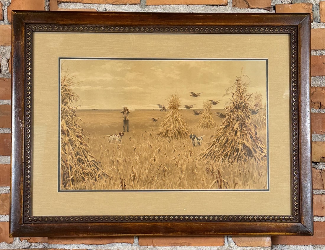 Arthur Burdett Frost Prairie Chicken Lithograph (1 of 4)