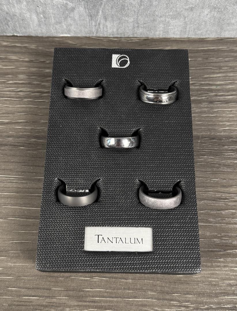 Benchmark Tantalum Wedding Ring Bands: Nice grouping.