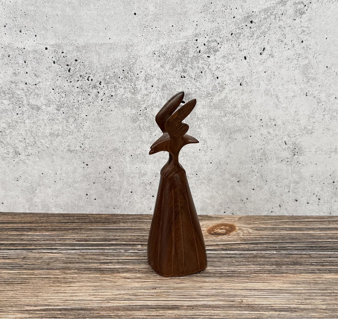 Mexican Ironwood Eagle Carving: 5" by 1 3/4" by 1 1/2".