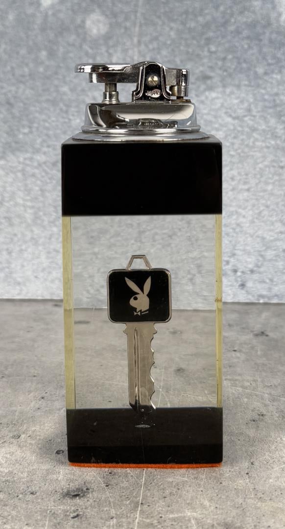The Playboy Club Key Lucite Table Lighter (1 of 4)