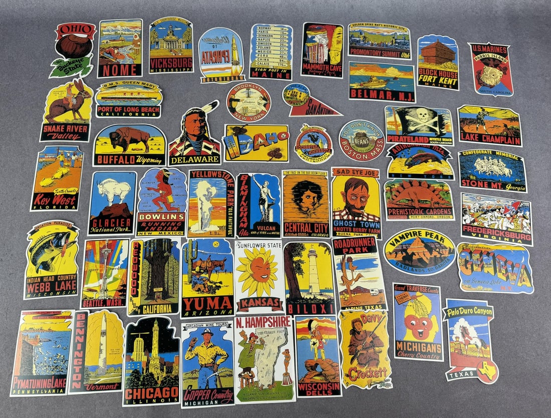 Tourist Souvenir Travel Stickers: Contemporary