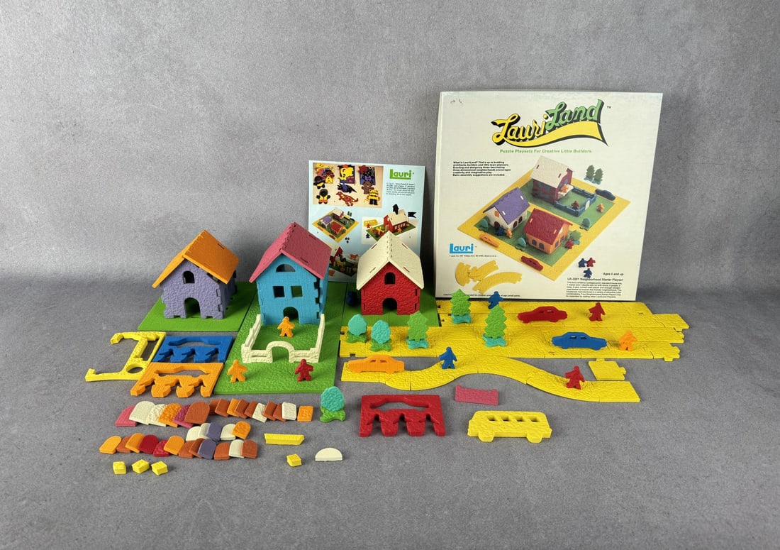 LauriLand Foam Puzzle Neighborhood Starter Playset: Includes original box