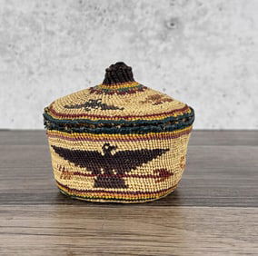 Makah Northwest Coast Native American Basket