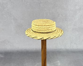 Miniature Papago Native American Indian Basket Hat