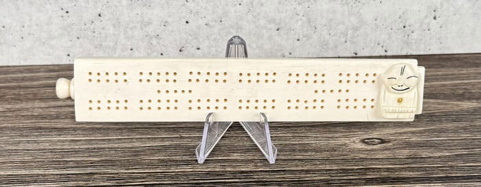 Alaskan Inuit Eskimo Billiken Cribbage Board