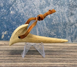 Native American Indian Carved Antler Awl