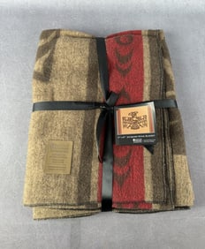 Native Northwest Salish Indian Wool Blanket