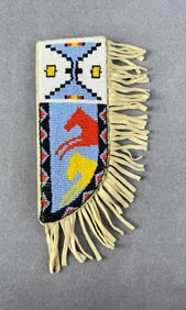 Native American Indian Beaded Knife Sheath