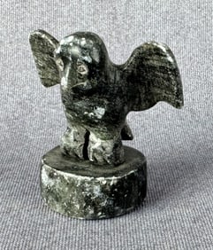 Cape Dorset Soapstone Carved Inuit Eskimo Owl