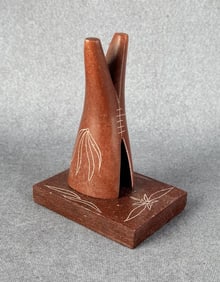 Native American Indian Pipestone Incense Burner