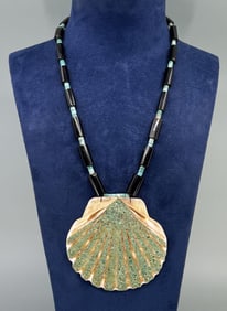 Old Pawn Kewa Santo Domingo Pueblo Necklace