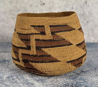 Yurok California Native American Indian Basket