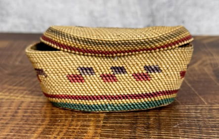 Makah Northwest Coast Native American Basket