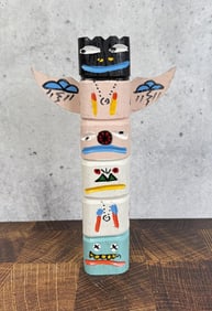 Jemez New Mexico Native American Totem Pole