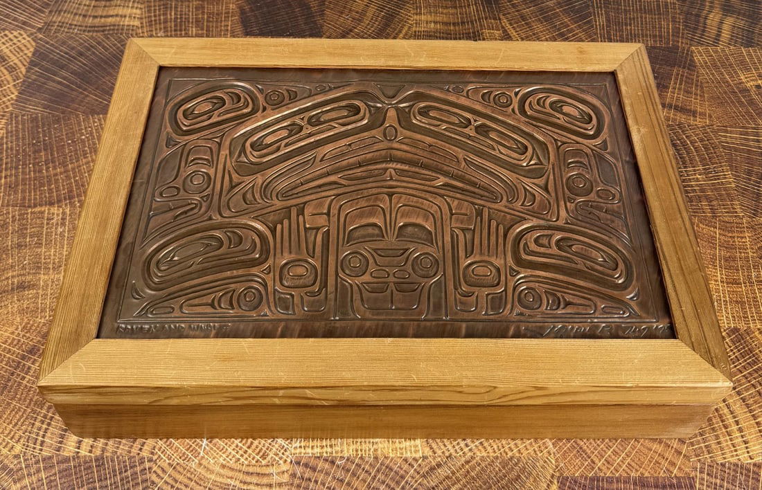 Joseph Illig Copper Northwest Coast Indian Box (1 of 8)
