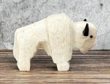 Kevin Quam Zuni White Medicine Buffalo Fetish