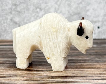 Kevin Quam Zuni White Medicine Buffalo Fetish