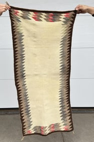 Navajo Indian Saddle Blanket Runner Rug
