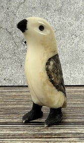 Alaskan Inuit Eskimo Puffin Carving