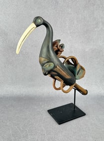 Rich Lavelle Tlingit Northwest Coast Indian Rattle